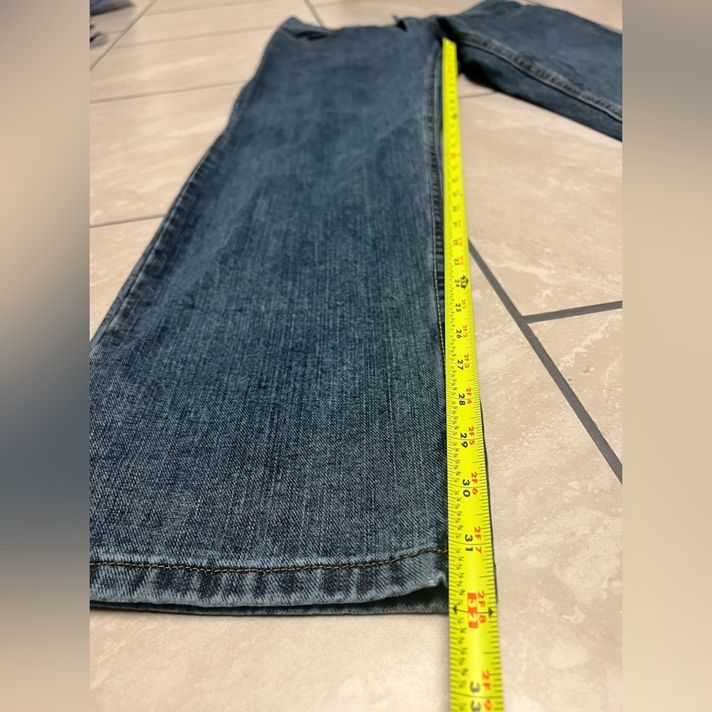 Lee Mens Jeans Size 36/32 Blue Denim Cotton Straight Leg In Perfect Uses Cond - Picture 8 of 8